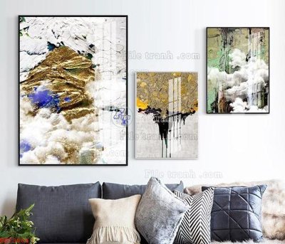 File in trần File bộ tranh treo hiện đại HD73004 (bản gốc) đại dương
