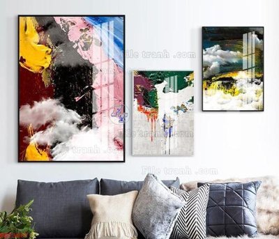 Tải file File bộ tranh treo hiện đại HD73007 (ảnh gốc) in tráng gương