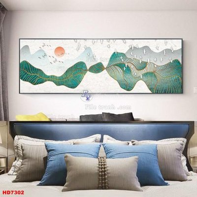 Mua file ảnh gốc File tranh bộ hiện đại HD7302 (chất lượng cao)