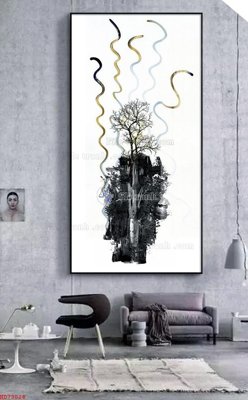 Tải file tranh gốc File bộ tranh treo hiện đại HD73024 chất lượng cao