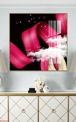 File tranh quảng cáo File bộ tranh treo hiện đại HD73059 (file gốc) chuyên nghiệp