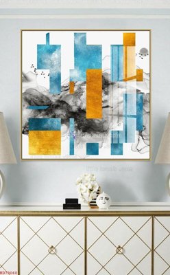 File gốc in mica File bộ tranh treo hiện đại HD73060 chất lượng