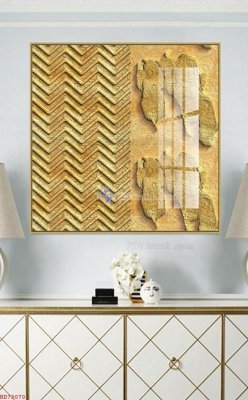 File gốc File bộ tranh treo hiện đại HD73070 (in tráng gương) hiện đại