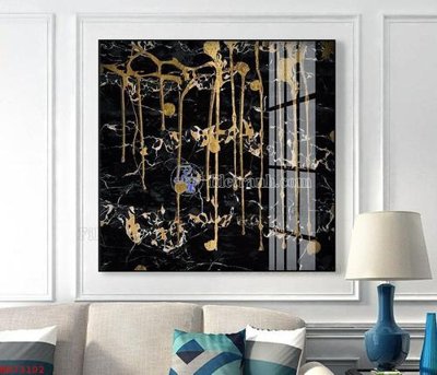 File tranh File bộ tranh treo hiện đại HD73102 (gốc) in trên kính