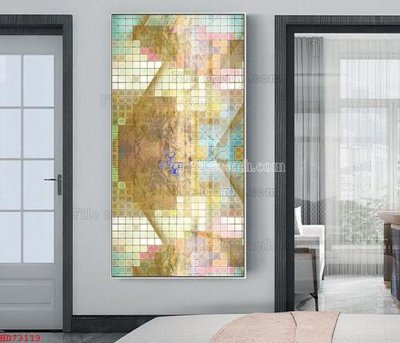 File ảnh File bộ tranh treo hiện đại HD73119 (gốc) in decal dán tường