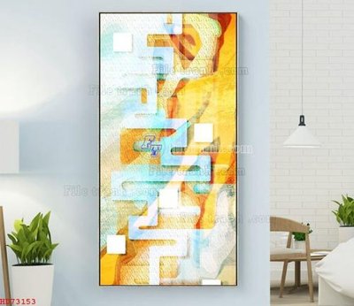 File in trần File bộ tranh treo hiện đại HD73153 (bản gốc) 5D