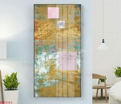 File tranh trang trí File bộ tranh treo hiện đại HD73161 (file gốc)