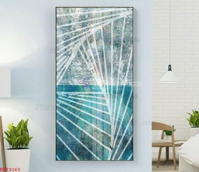 Download file gốc File bộ tranh treo hiện đại HD73163 (in lụa) tranh 3D