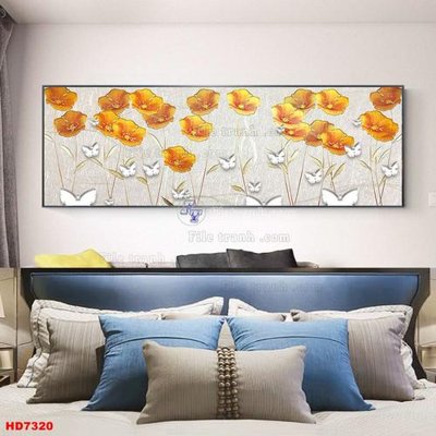 File gốc File tranh bộ hiện đại HD7320 (in lụa) chi tiết cao