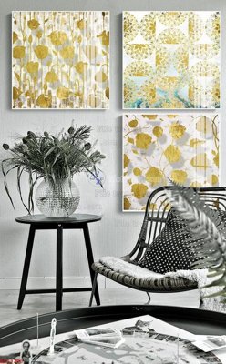 File PSD File bộ tranh treo hiện đại HD73208 (gốc) cho designer