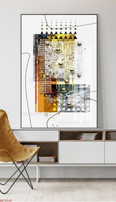 File tranh ảnh gốc File bộ tranh treo hiện đại HD73339 dùng cho in khổ lớn