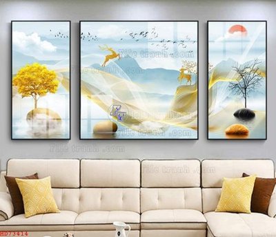 File gốc File bộ tranh treo hiện đại HD73414 (cho in ấn) từ Filetranh.com