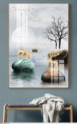 File ảnh File bộ tranh treo hiện đại HD73433 (gốc) in poster