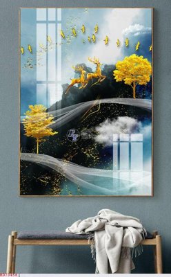 Mua file tranh gốc File bộ tranh treo hiện đại HD73458 tại Filetranh.com