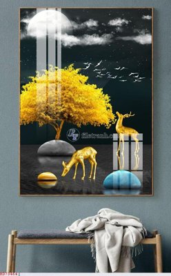 File tranh File bộ tranh treo hiện đại HD73464 (gốc) chủ đề con người