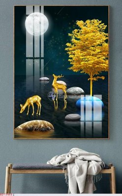 File in trần File bộ tranh treo hiện đại HD73465 (bản gốc) bầu trời