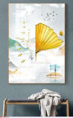 File PSD File bộ tranh treo hiện đại HD73473 (bản gốc) cho nhà in