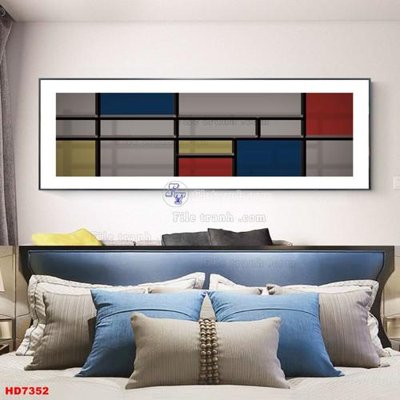 File in ấn chuyên nghiệp File tranh bộ hiện đại HD7352 (file gốc)