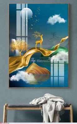 Hình ảnh gốc File bộ tranh treo hiện đại HD73532 (để in khổ lớn)