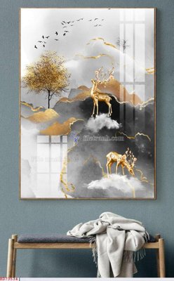 Hình ảnh file gốc File bộ tranh treo hiện đại HD73534 cho in UV