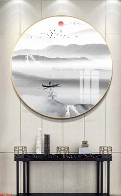 File gốc File bộ tranh treo hiện đại HD73543 (in lụa) chi tiết cao