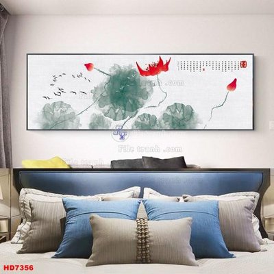 Tải file File tranh bộ hiện đại HD7356 (ảnh gốc) in tranh kính