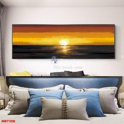 File tranh ảnh gốc File tranh bộ hiện đại HD7358 dùng cho in khổ lớn