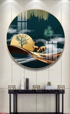 File gốc File bộ tranh treo hiện đại HD73594 (in tráng gương) hiện đại