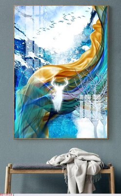 File in trần File bộ tranh treo hiện đại HD73615 (bản gốc) trời sao