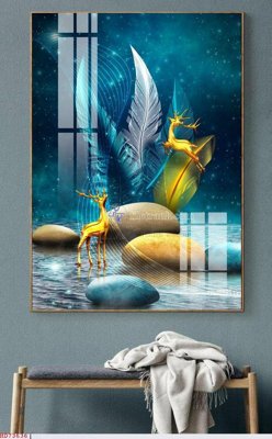 File gốc File bộ tranh treo hiện đại HD73636 (in lụa) chi tiết cao