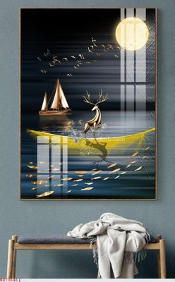 File tranh File bộ tranh treo hiện đại HD73646 (gốc) phong cách tối giản