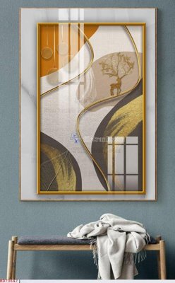 File tranh quảng cáo File bộ tranh treo hiện đại HD73647 (file gốc) chuyên nghiệp