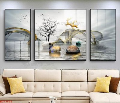 Tải file gốc File bộ tranh treo hiện đại HD73658 (bản PSD) đầy đủ layer