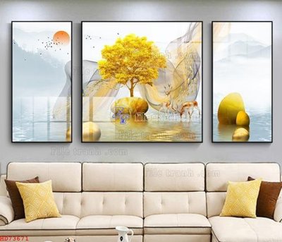 File ảnh File bộ tranh treo hiện đại HD73671 (gốc) in backdrop sự kiện