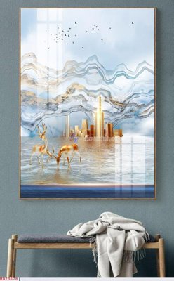 File gốc File bộ tranh treo hiện đại HD73678 (trang trí) phòng ngủ