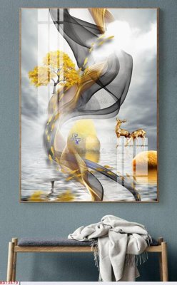 File in ấn File bộ tranh treo hiện đại HD73679 (bản gốc) cao cấp