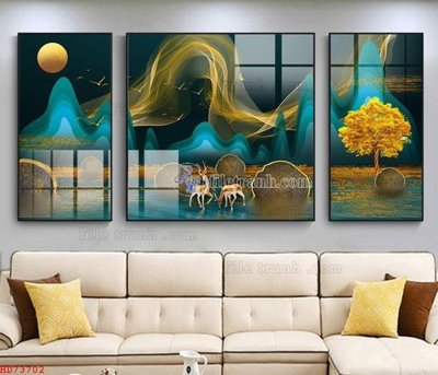 Tải file gốc File bộ tranh treo hiện đại HD73702 (in bạt) quảng cáo