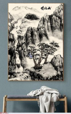 Hình ảnh gốc File bộ tranh treo hiện đại HD73725 (để in khổ lớn)