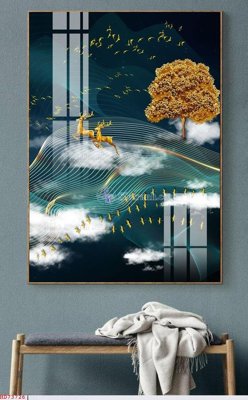 File in ấn File bộ tranh treo hiện đại HD73726 (bản gốc) chất lượng cao