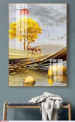 File tranh File bộ tranh treo hiện đại HD73775 (gốc) in vải canvas