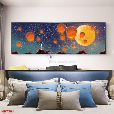 File gốc File tranh bộ hiện đại HD7381 cho in ấn và thiết kế