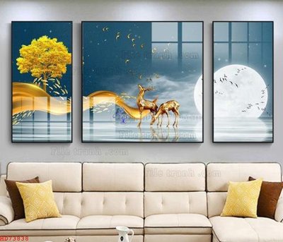 Download file tranh PSD File bộ tranh treo hiện đại HD73838 để chỉnh sửa