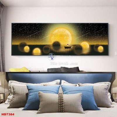 File tranh in trần File tranh bộ hiện đại HD7384 (ảnh gốc siêu nét)