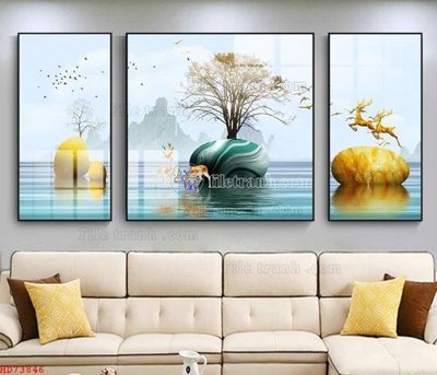 File ảnh gốc File bộ tranh treo hiện đại HD73846 không vỡ nét