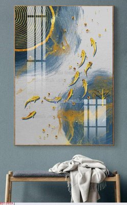 File tranh File bộ tranh treo hiện đại HD73859 (gốc) phong cách tối giản