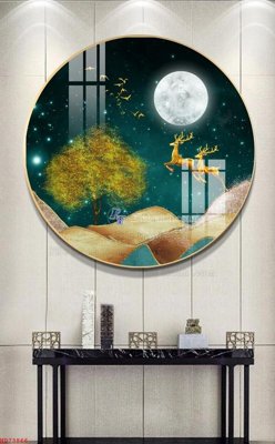 File gốc in ấn File bộ tranh treo hiện đại HD73866 độ phân giải cao