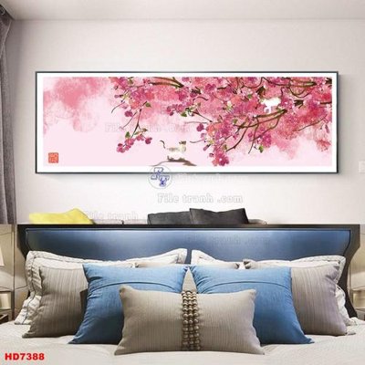 File gốc File tranh bộ hiện đại HD7388 (cho in ấn) từ kho Filetranh