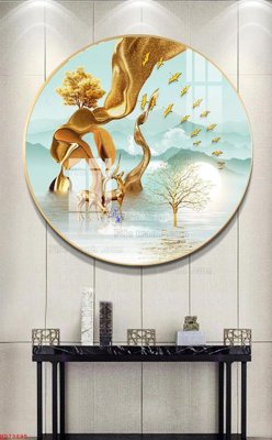 File tranh trang trí File bộ tranh treo hiện đại HD73895 (tải file gốc)