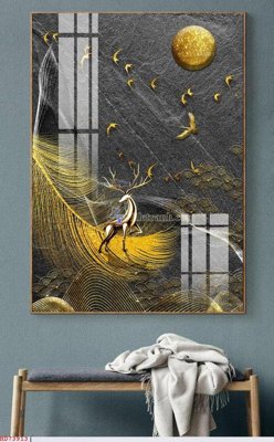 File tranh File bộ tranh treo hiện đại HD73913 (gốc) chủ đề trừu tượng