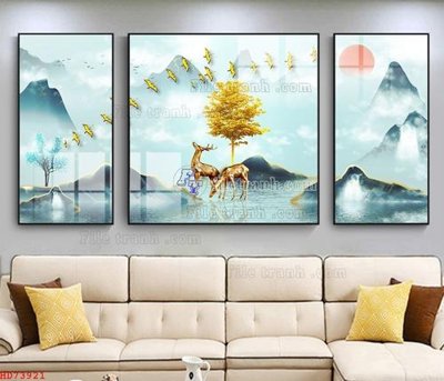 File PSD File bộ tranh treo hiện đại HD73921 (bản gốc) dễ dàng edit